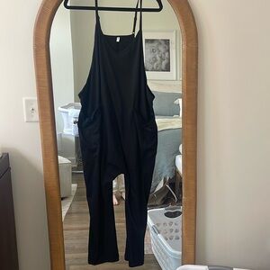 Black tank jumpsuit